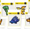 Les Dinosaures Reviennent En Pixel Art - Un Jour Un Jeu pour Jeu De Coloriage Pixel