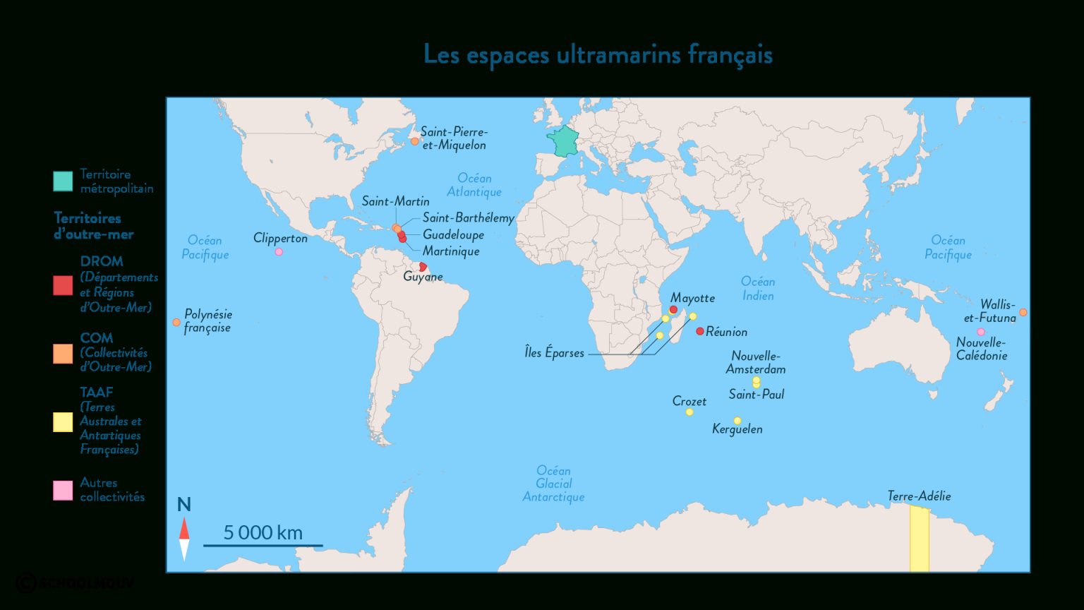 Département D Outre Mer Carte