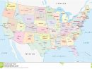 Les Etats-Unis D'amérique, Carte Administrative Illustration concernant Carte Etat Amerique