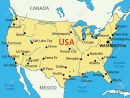 Les Etats-Unis D'amérique - Carte Vectorielle à Carte Etat Amerique