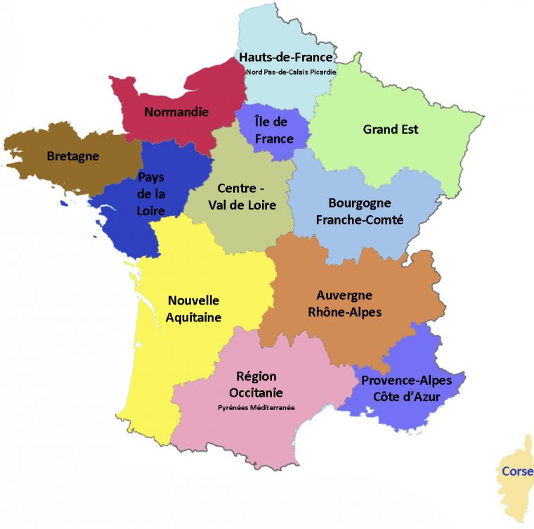 Les Fromages Aoc Aop De France Carte Interactive 2018 à Liste Des Régions Françaises