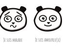 Les Humeurs Du Panda Pour Apprendre Les Émotions En tout Panda À Colorier