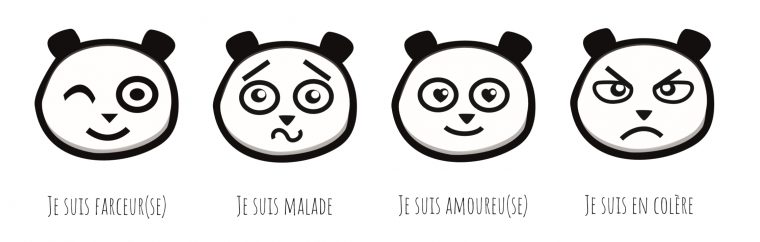 Les Humeurs Du Panda Pour Apprendre Les Émotions En tout Panda À Colorier