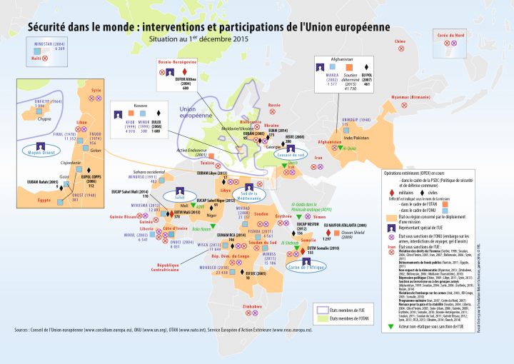 Les Intérêts Stratégiques De L'union Européenne à Carte Construction Européenne