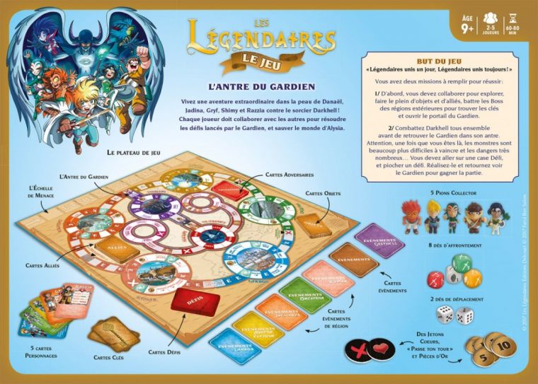 Les Légendaires – L'antre Du Gardien serapportantà Jeux De Gardien