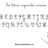 Les Lettres Majuscules Cursives - Jeux Pour Enfants Sur à Lettres Majuscules À Imprimer