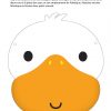 Les Masques Du Carnaval: Le Masque De Canard - Momes pour Masque À Imprimer Animaux