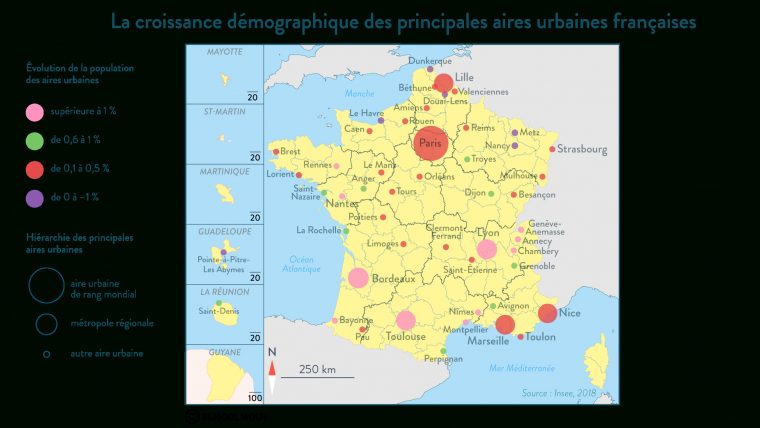 Les Métropoles Françaises : Fiche De Cours – Géographie à Apprendre Les Régions De France