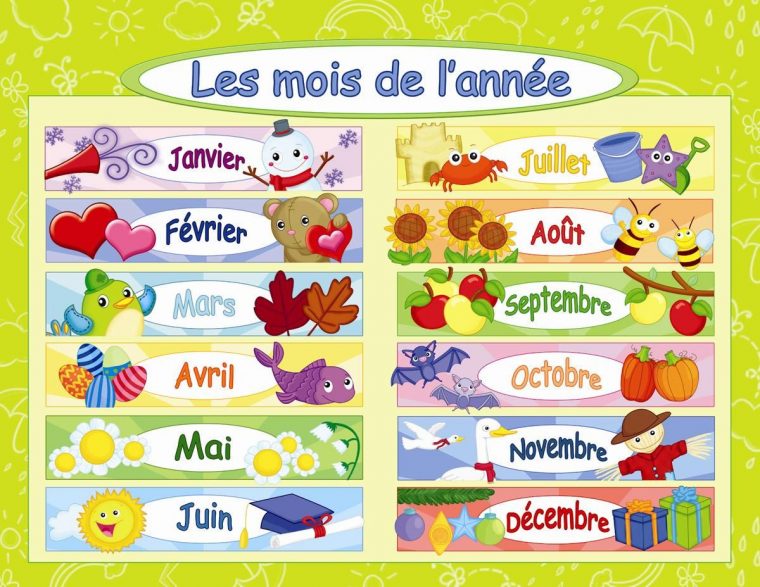 Les Mois De L'année Sont Janvier,février,mars,avril,mai,juin tout Jeux Pour Apprendre Les Mois De L Année