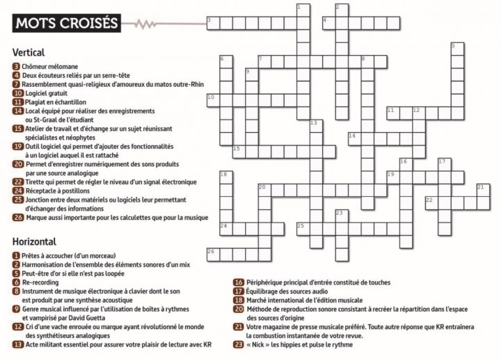 Les Mots Croisés De L'été ! (Jeu-Concours Kr346) – Kr Home encequiconcerne Réponse Mots Fléchés