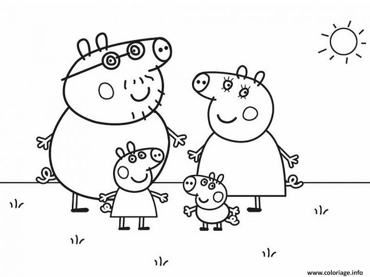 Les Nouveaux Coloriages De Peppa Pig Sont Arrivés – Imprimer intérieur Coloriage A4 Imprimer Gratuit