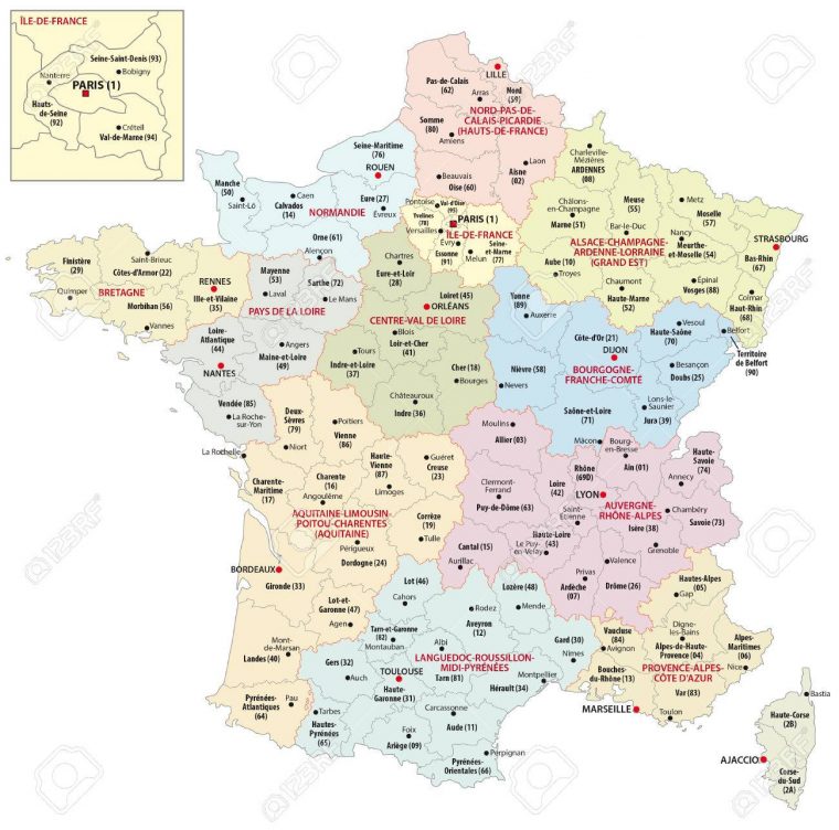 Les Nouvelles Régions De France Depuis 2016 destiné Nouvelles Régions De France 2016