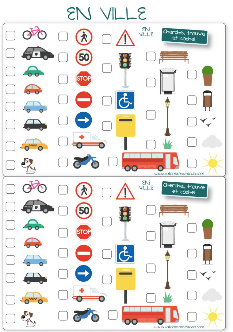 Les Occuper En Voiture: Jeux De Voyage "bingo De La Route" À à Jeux Gratuit Pour Les Garcon