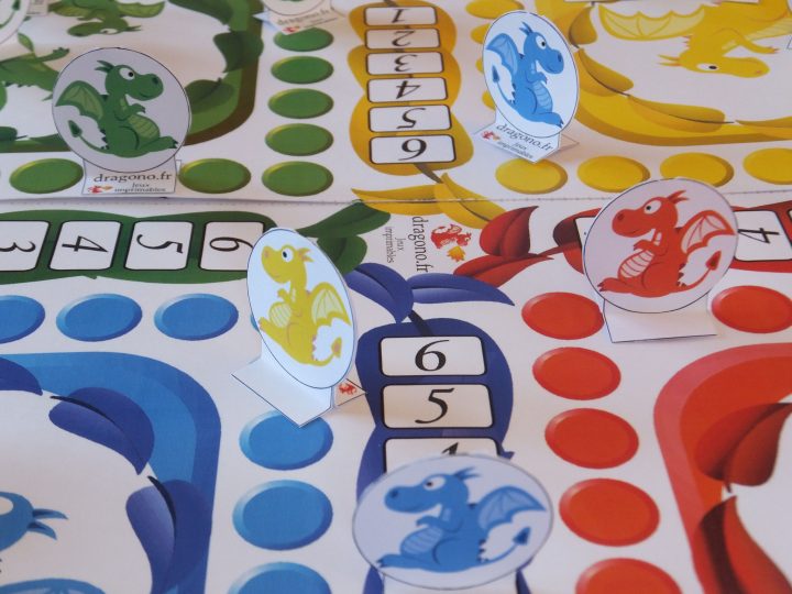 Les Petits Chevaux – Jeu De Plateau À Imprimer – Dragono.fr encequiconcerne Jeux De Société À Imprimer