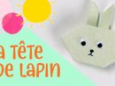 Les Petits Pliages De Suzanne - Le Lapin - Origami Facile Pour Enfants tout Pliage Papier Enfant