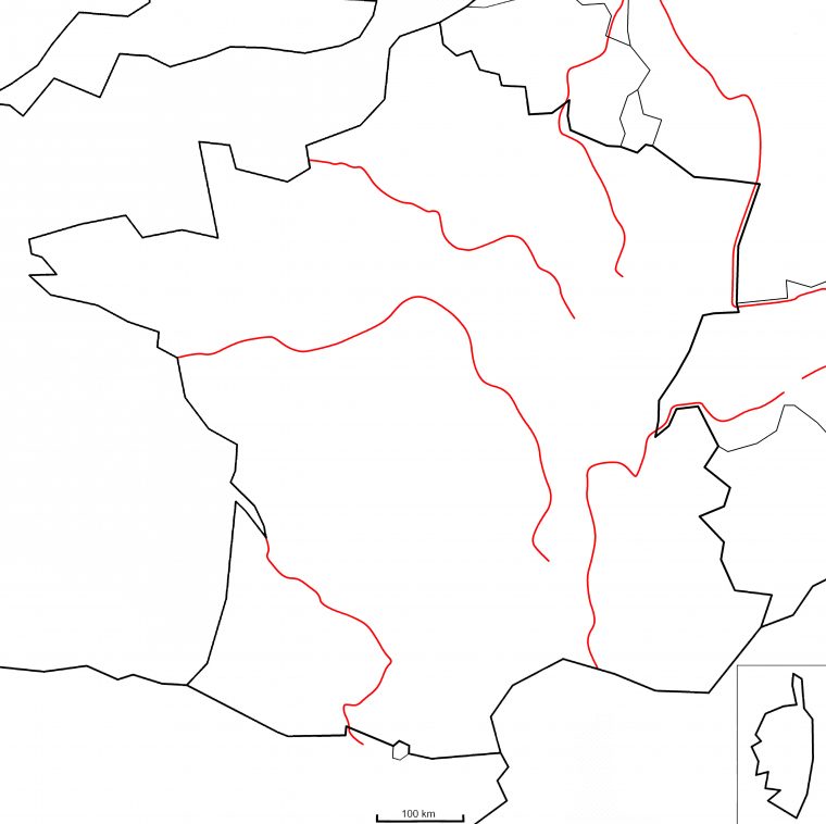 Les Principaux Fleuves De France – Montessori Etcie tout Carte Des Fleuves En France