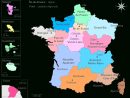 Les Régions Françaises Et Leurs Capitales - 3E - Carte dedans Carte De La France Région
