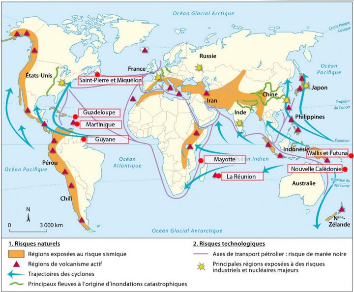 Les Risques Naturels Dans La France D'outre Mer Cm2 – Le serapportantà Carte France D Outre Mer