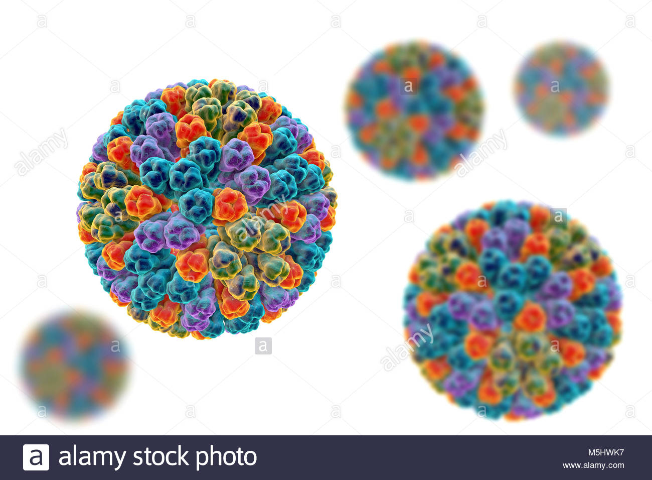 Les Rotavirus, Particules Illustration De L&amp;#039;ordinateur intérieur Ordinateur 3 Ans 