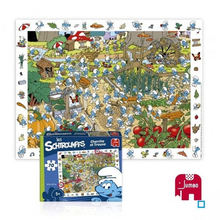 Les Schtroumpfs – Puzzle 70 Pièces – Dis41034 – Taille à Puzzle En Ligne Enfant