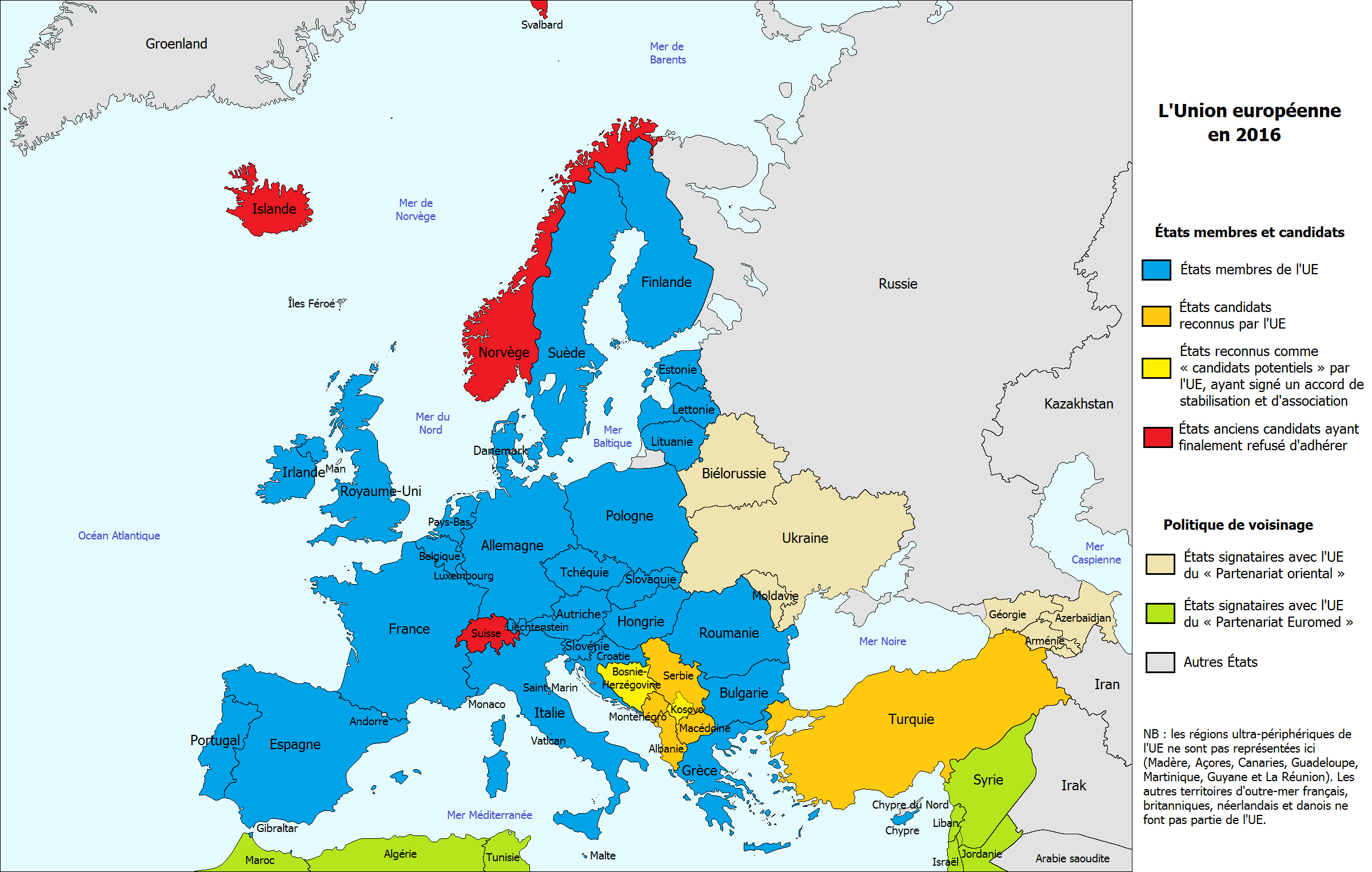 Les Territoires De L'union Européenne - Jmgoglin destiné Carte Construction Européenne