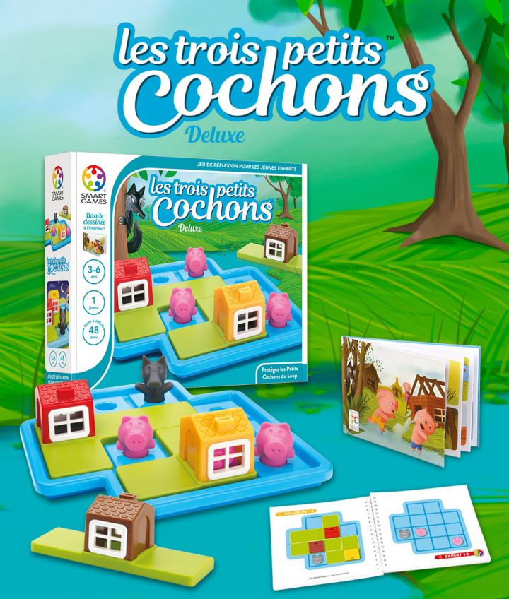 Les Trois Petits Cochons – Smartgames avec Jeu Interactif 3 Ans