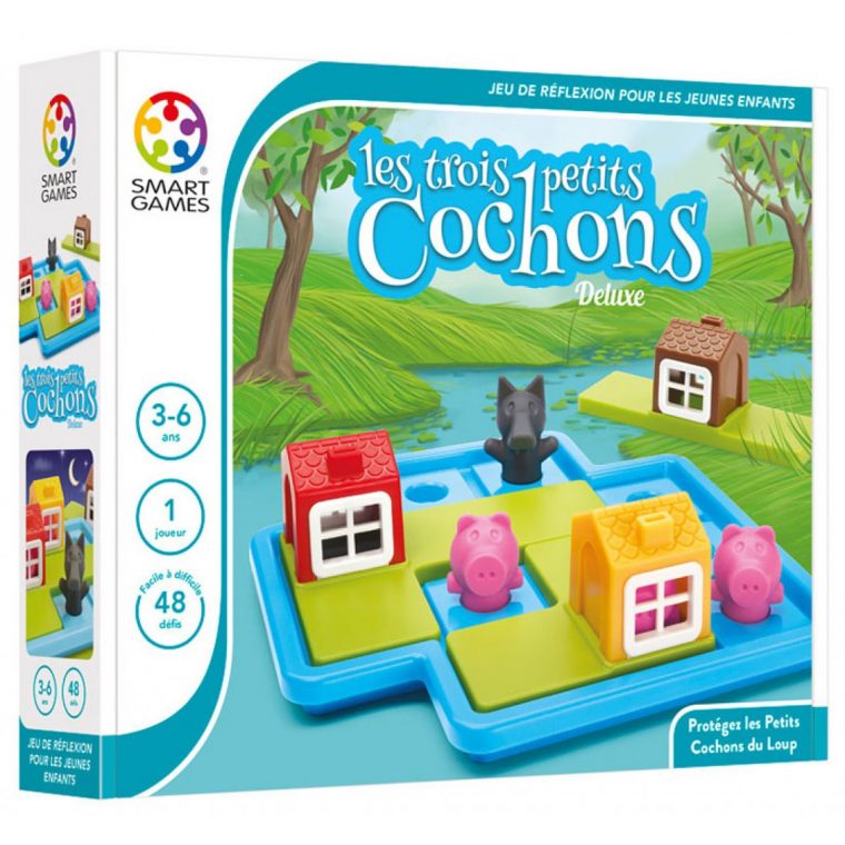 Les Trois Petits Cochons – Smartgames concernant Jeux Pour Les Petit De 4 Ans