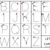 Lettres Capitales (Fiches-Maternelles) | Lettre A, Apprendre dedans Alphabet En Pointillé A Imprimer