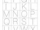 Lettres En Pointillé Pour La Classe destiné Modele Lettre Alphabet