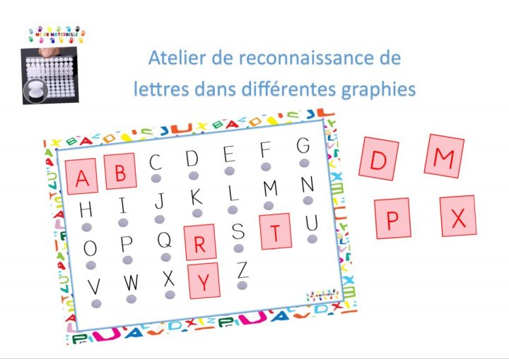 Lettres – Mc En Maternelle destiné Alphabet En Pointillé A Imprimer