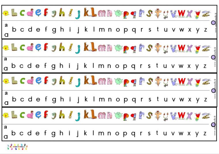 Lettres – Mc En Maternelle intérieur Lettre De L Alphabet A Imprimer Et Decouper