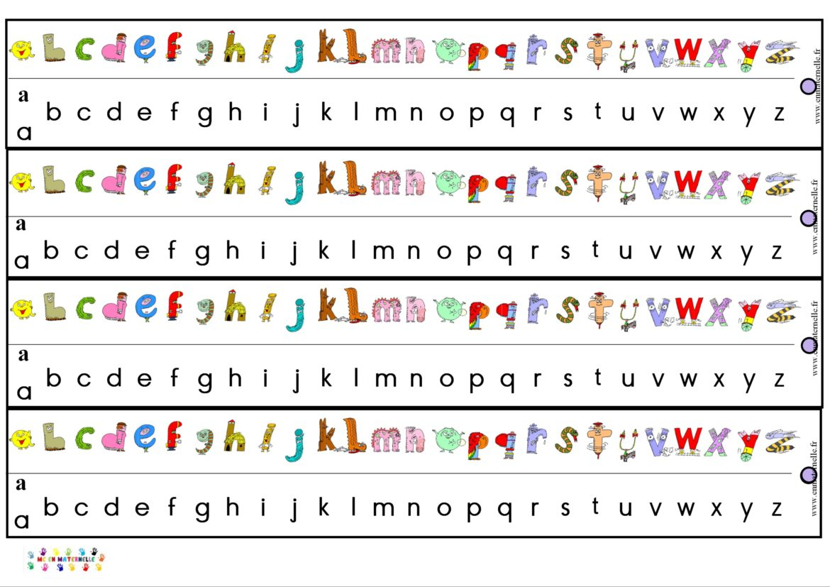 Lettres – Mc En Maternelle intérieur Lettre De L Alphabet A Imprimer Et Decouper