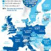 L'europe En Cartes : Un Continent En Pointe Sur L serapportantà Carte De L Europe 2017