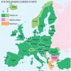L'europe Entre Associations, Alliances Et Partenariats. L à Carte Europe Pays Capitales
