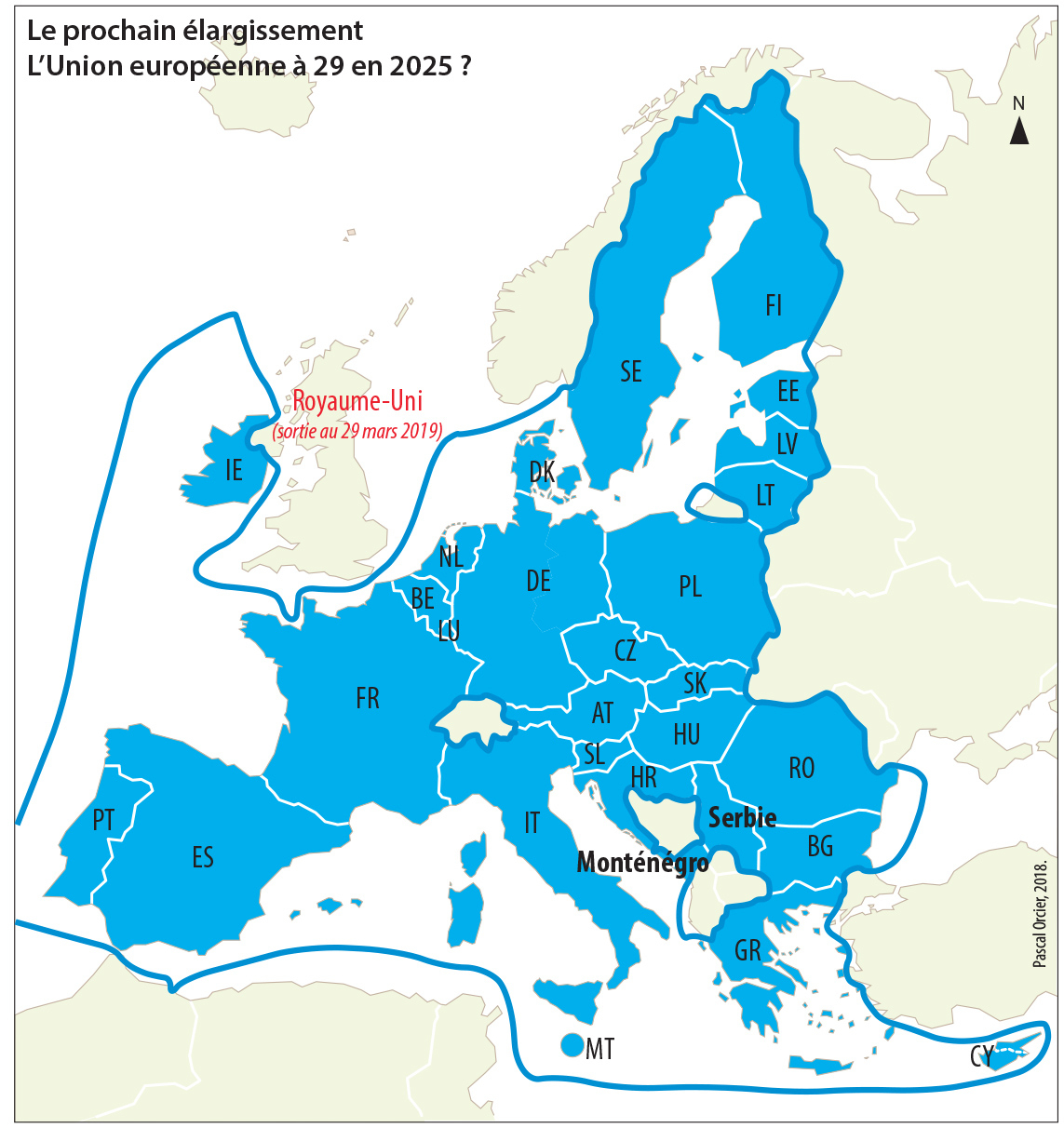L&amp;#039;europe Entre Associations, Alliances Et Partenariats. L destiné La Carte De L Union Européenne 