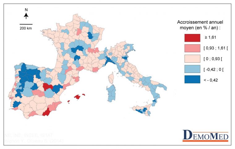 L'europe Méridionale Depuis 20 Ans : Dépeuplement à Combien De Region En France 2017