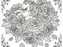 Licorne Mandala - Licornes - Coloriages Difficiles Pour Adultes intérieur Coloriage De Mandala Difficile A Imprimer