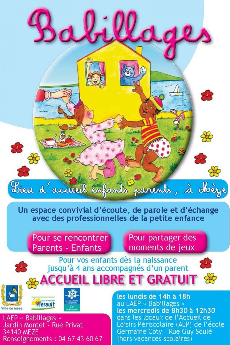 Lieu D'accueil Parents / Enfants (Laep) Babillages – Ville destiné Jeux Enfant 4 Ans Gratuit