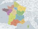 L'ign A Trouvé Le Centre Géographique Des 13 Nouvelles Régions concernant Carte Geographique Du France