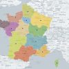 L'ign A Trouvé Le Centre Géographique Des 13 Nouvelles Régions tout Carte Des 13 Nouvelles Régions De France