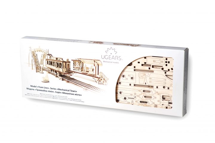 Ligne De Tram – Puzzle 3D Mécanique En Bois – Ugears France à Puzzle 5 Ans En Ligne