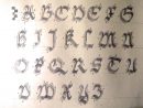 Lilyvale: Calligraphie Médiévale - Modèle D'écriture pour Modèle D Alphabet