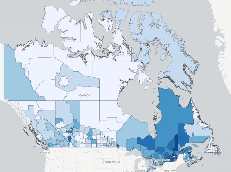 L'immigration Transforme Le Portrait Linguistique Du Canada destiné Combien De Region En France 2017