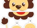 Lion Simple Paper Craft | Super Coloring En 2020 | Activités tout Decoupage Pour Enfant