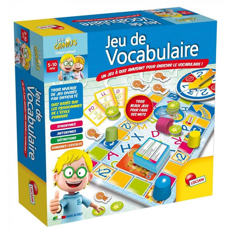 Lisciani – I'm A Genius – Jeu De Vocabulaire concernant Jeux Pour Enfant De 5 Ans