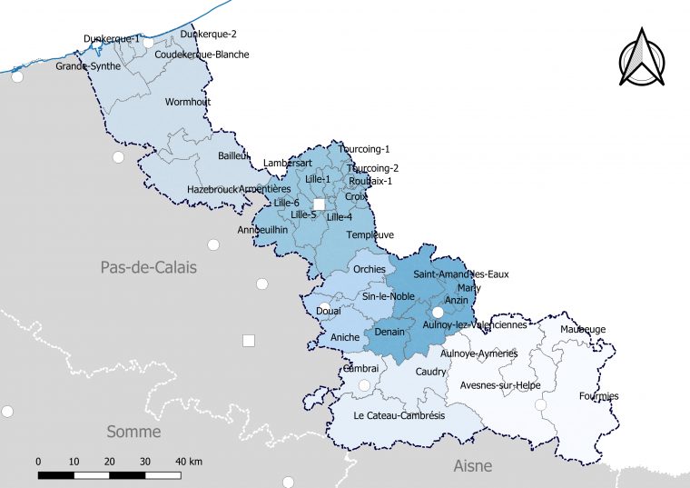 Liste Des Cantons Du Nord — Wikipédia à Tableau Des Départements Français