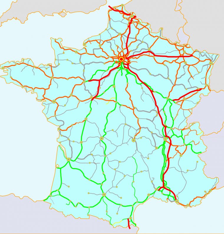 Liste Des Lignes De Chemin De Fer De France — Wikipédia concernant Decoupage Region France