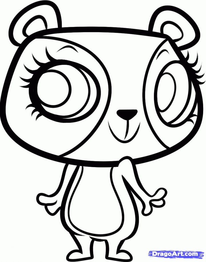 Littlest Petshop Coloriage Gratuit serapportantà Dessin De Petshop