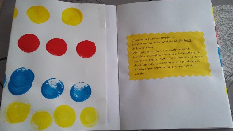 Livre À Compter Un Livre Tullet – La Classe Des Petits intérieur Livre Graphisme Maternelle