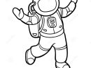 Livre De Coloriage, Astronaute Illustration De Vecteur à Coloriage Astronaute